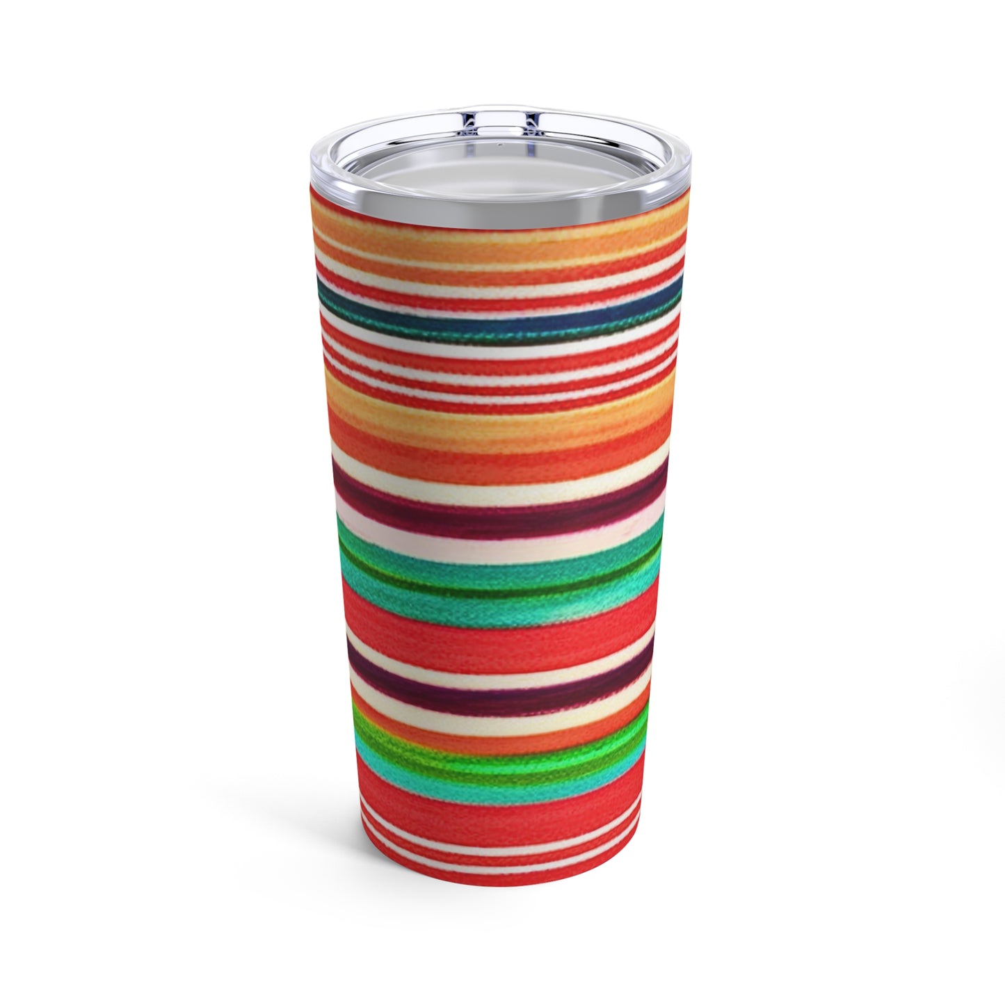Serape Mexican Blanket Fiesta Southwestern Pattern Hot Cold Beverage Travel Tumbler 20oz
