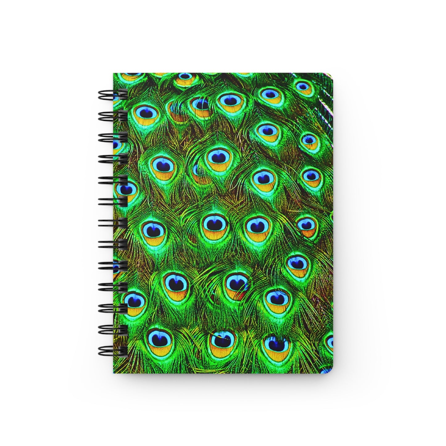 Peacock Plume Writing Sketch Inspiration Spiral Bound Journal