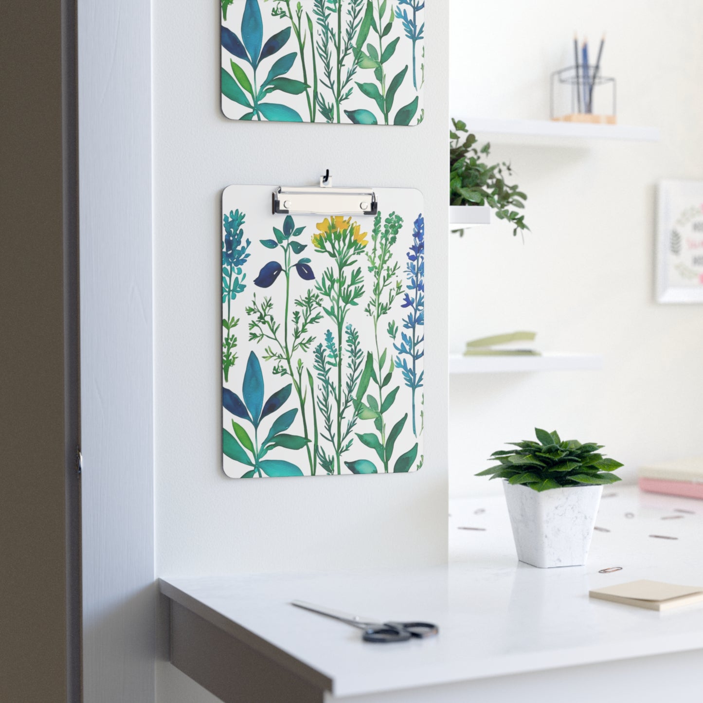 Spring Herbs Organizer Clipboard