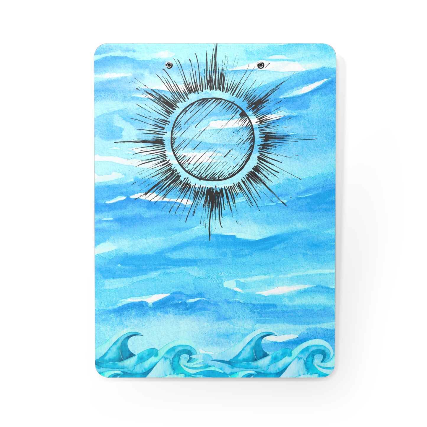 Coastal Summer Sun Organizer Clipboard
