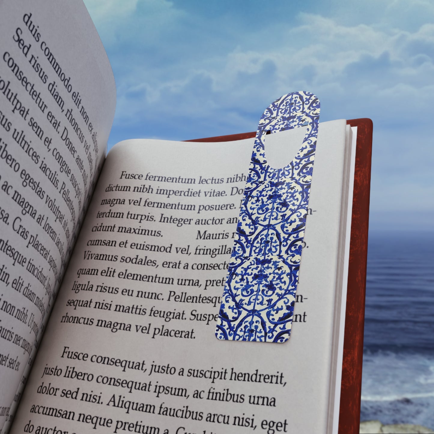 Portuguese Blue and White Tile Bookmark