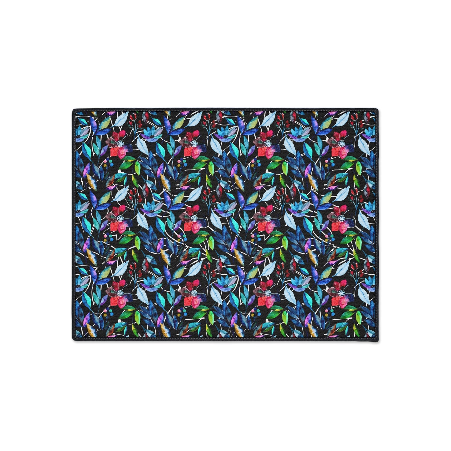 Once Upon a Forest Leaves Heavy Duty Floor Mat