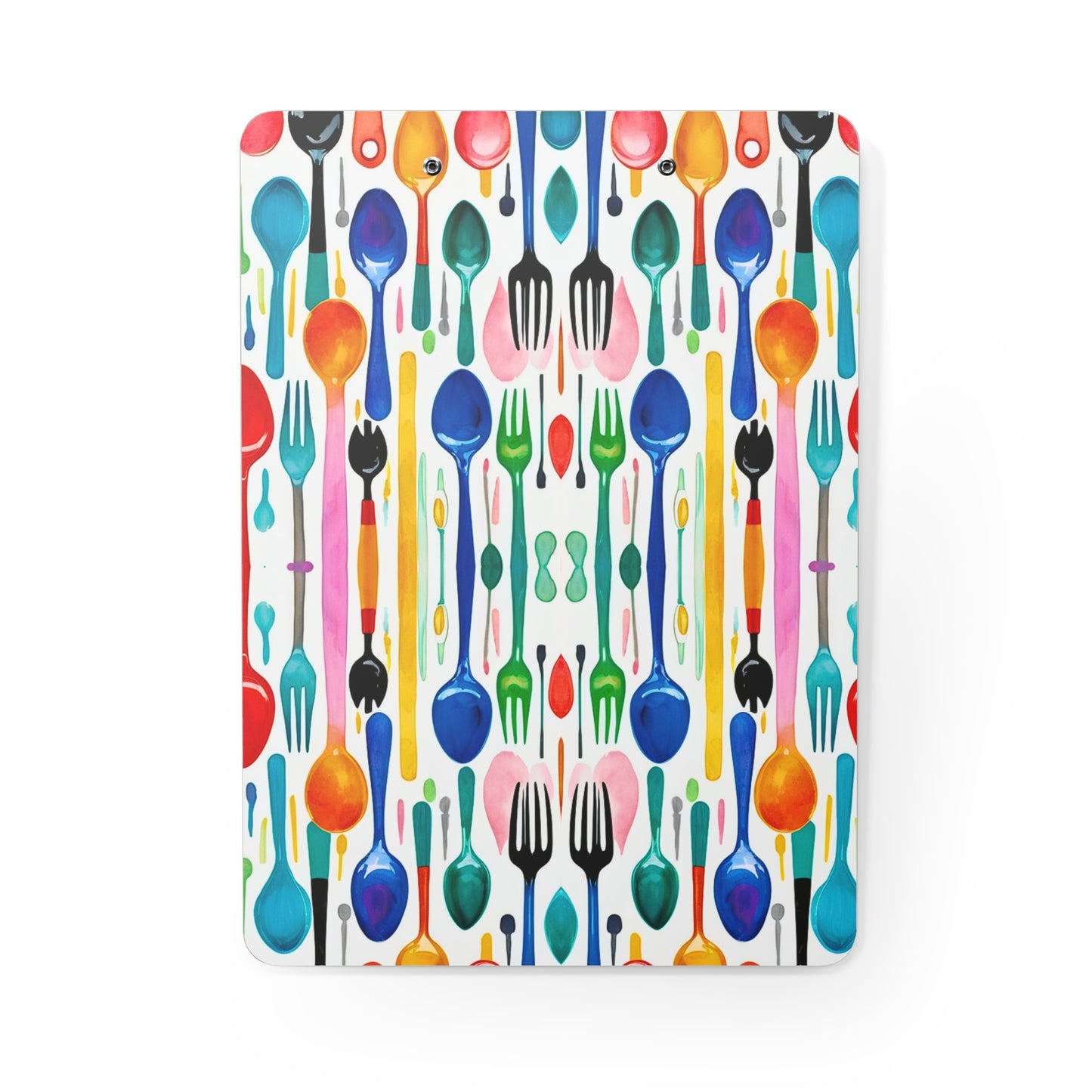 Midcentury Modern Utensils Organizer Clipboard