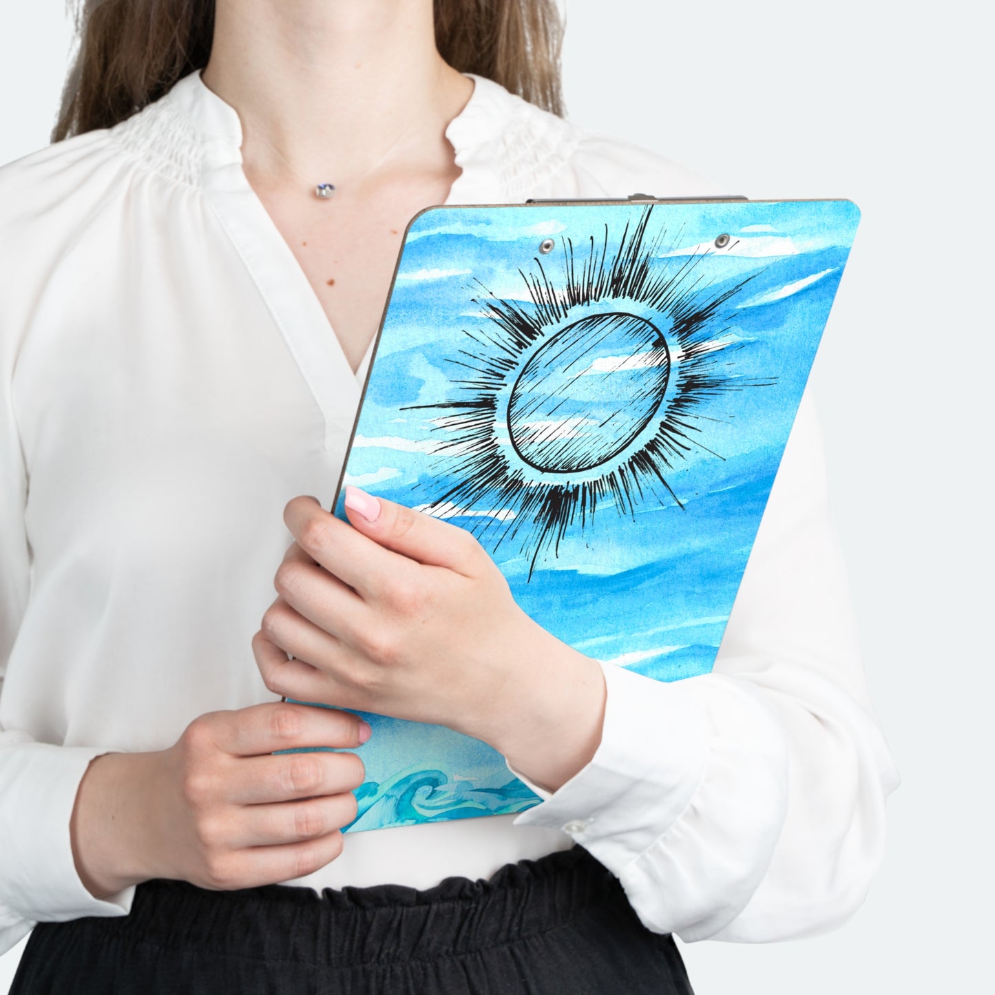 Coastal Summer Sun Organizer Clipboard