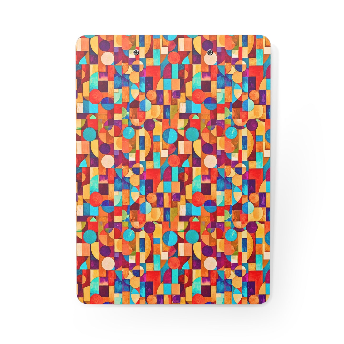 Painterly Cubist Organizer Clipboard