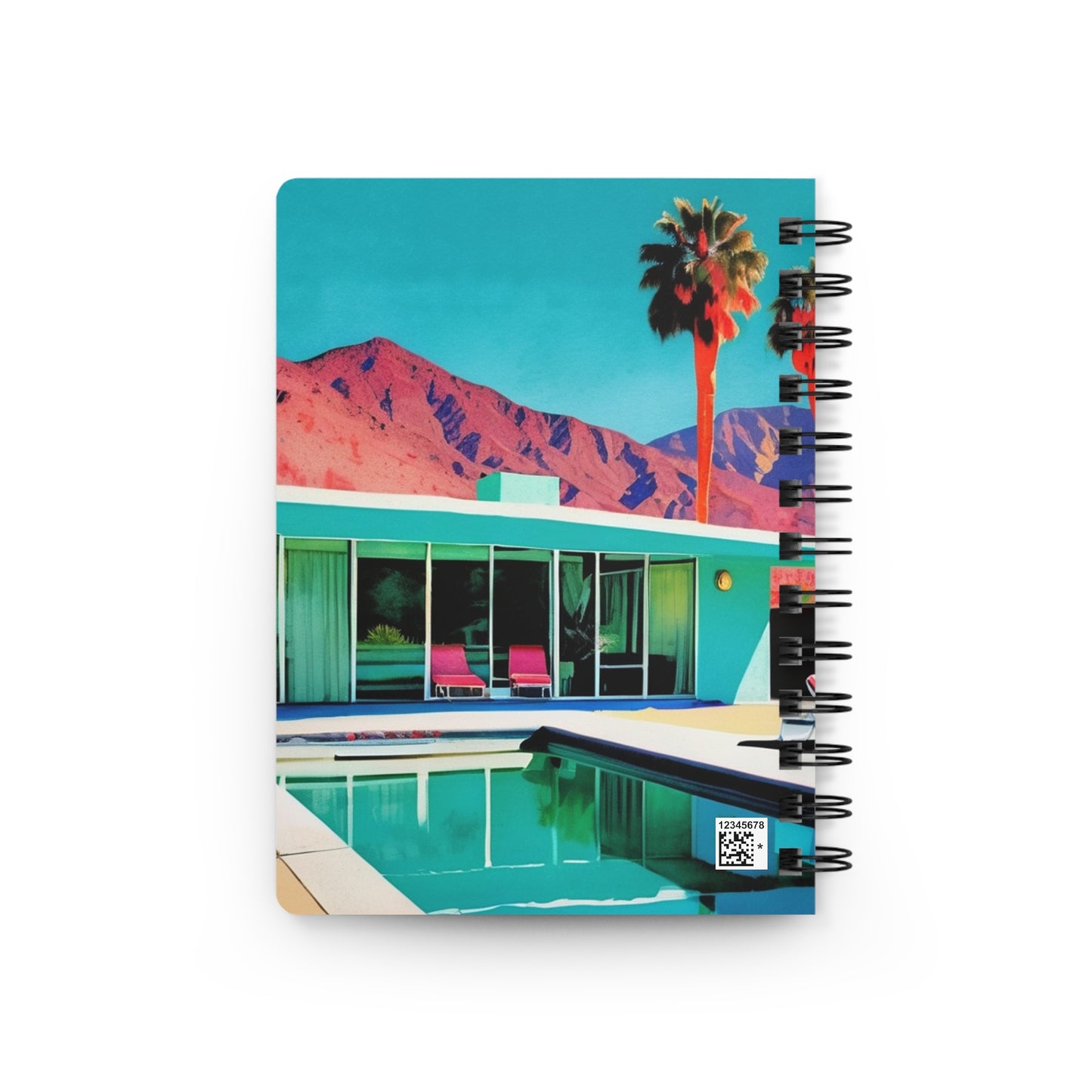 Desert Oasis Palm Springs Writing Sketch Inspirations Spiral Bound Journal