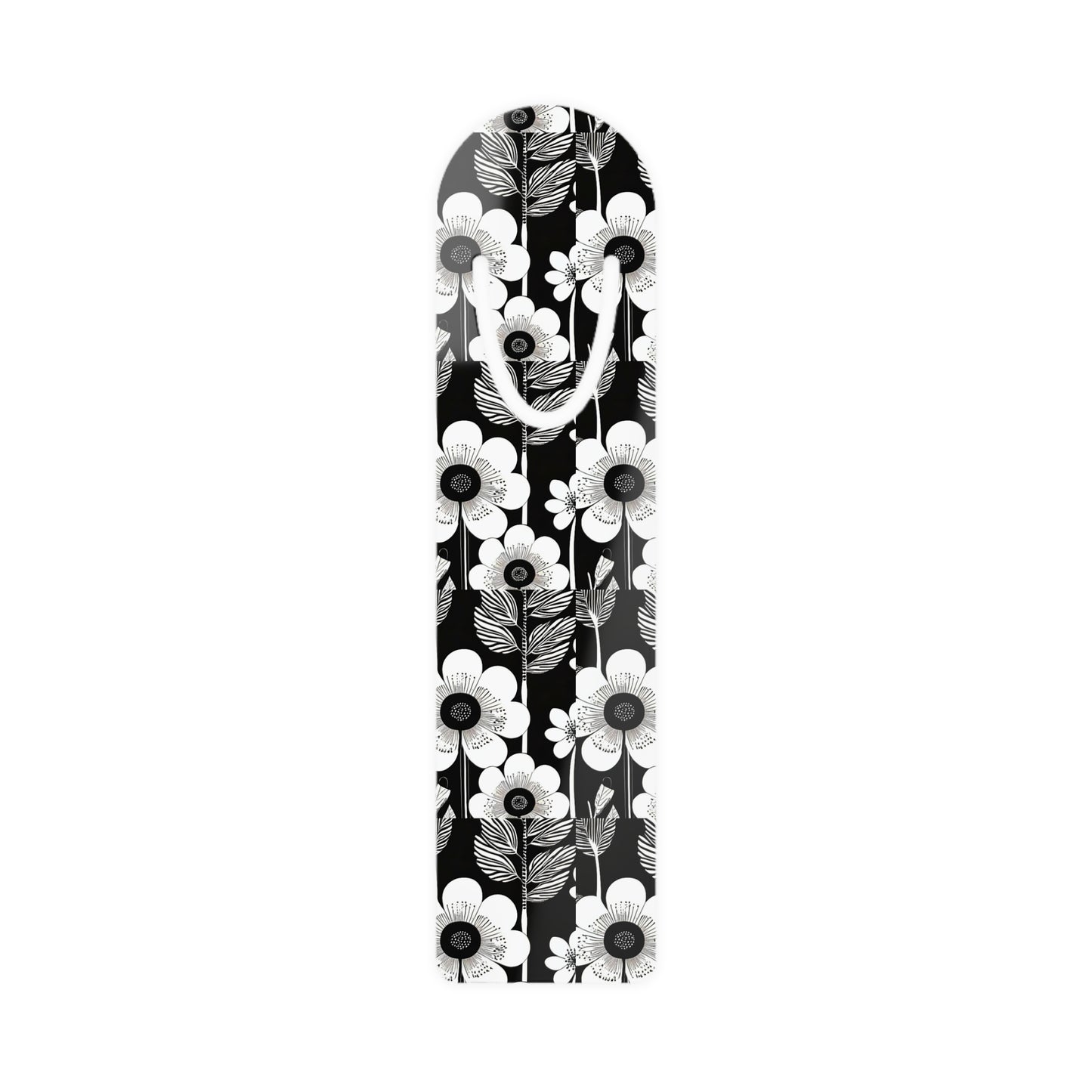 Black and White Poppies Mod Pop Art Bookmark