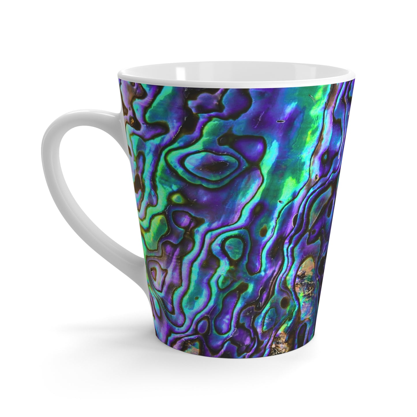 Abalone Jewels Natural Shell Ocean Abstract Hot Beverage Cappuccino Tea Latte Mug