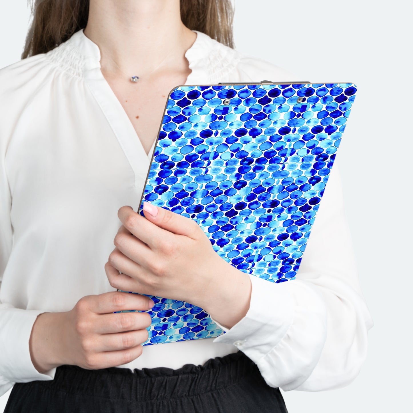 Blue Sea Glass Organizer Clipboard