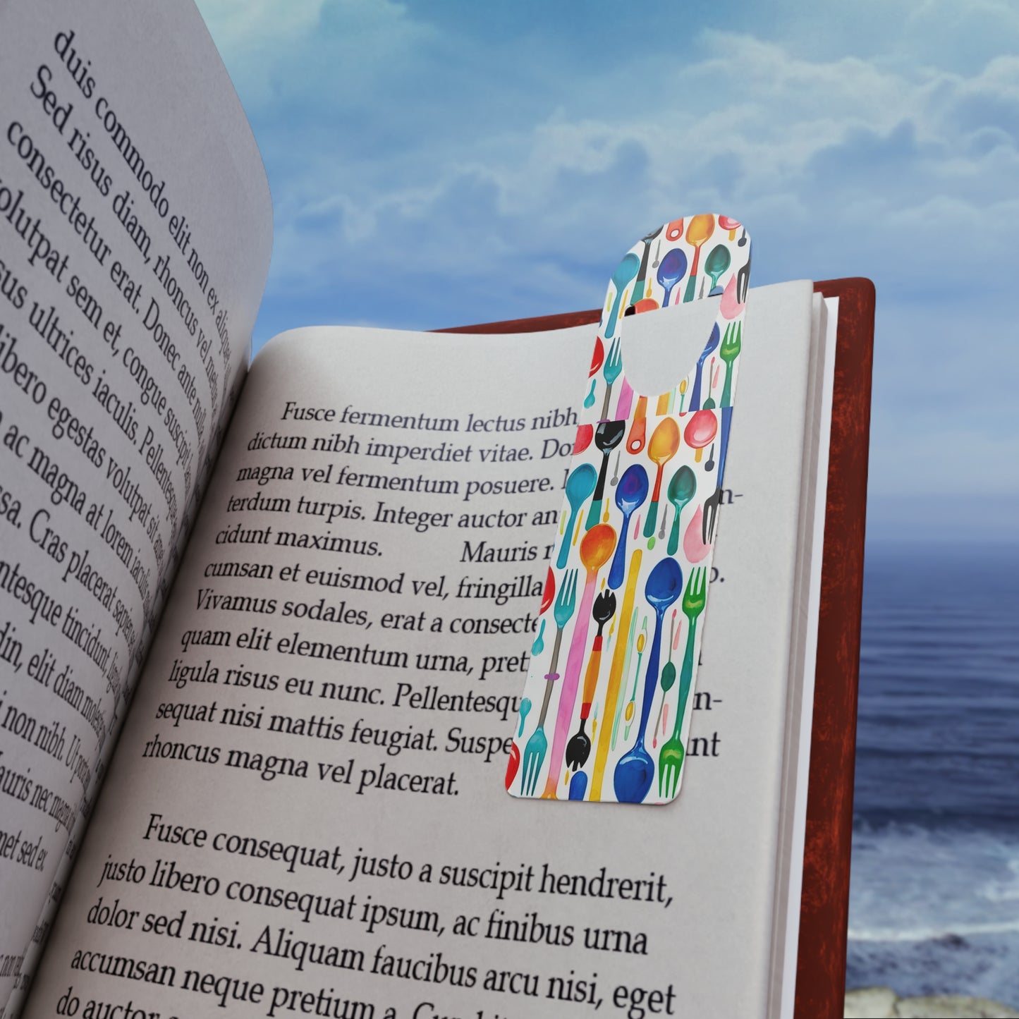Midcentury Modern Utensils Bookmark