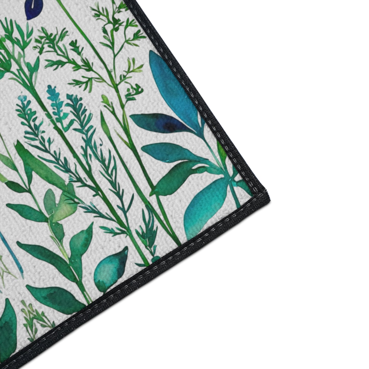 Spring Herbs Indoor Outdoor Heavy Duty Floor Mat