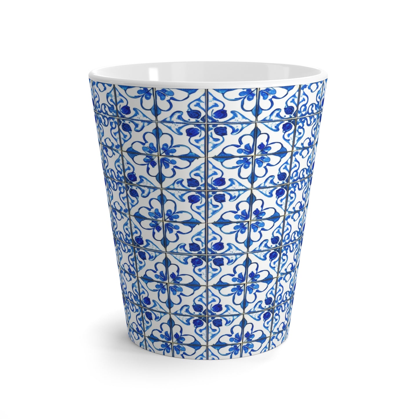 Amsterdam Cafe Blue and White Tile Coffee Cappuccino Tea Decorative Latte Mug