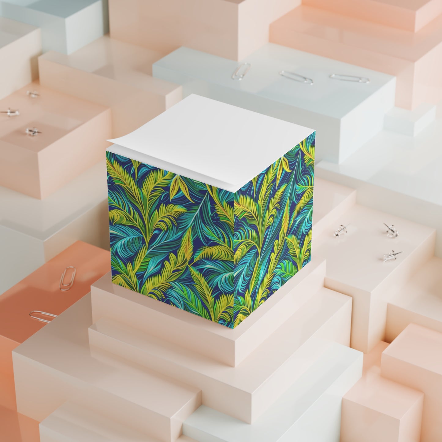 Madagascar Tropical Forest Palms Indian Ocean Africa Paper Note Cube