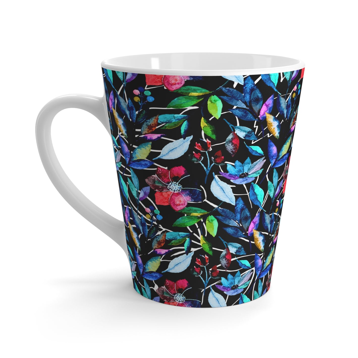 Once Upon a Forest Leaves Cappuccino Latte Mug