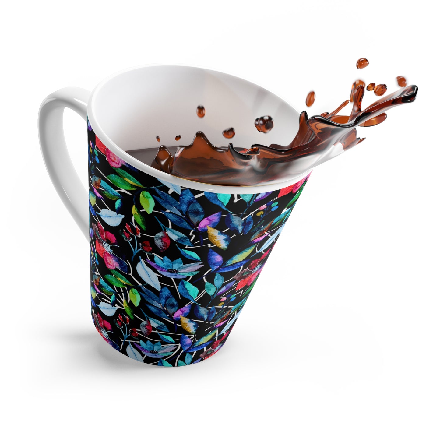 Once Upon a Forest Leaves Cappuccino Latte Mug