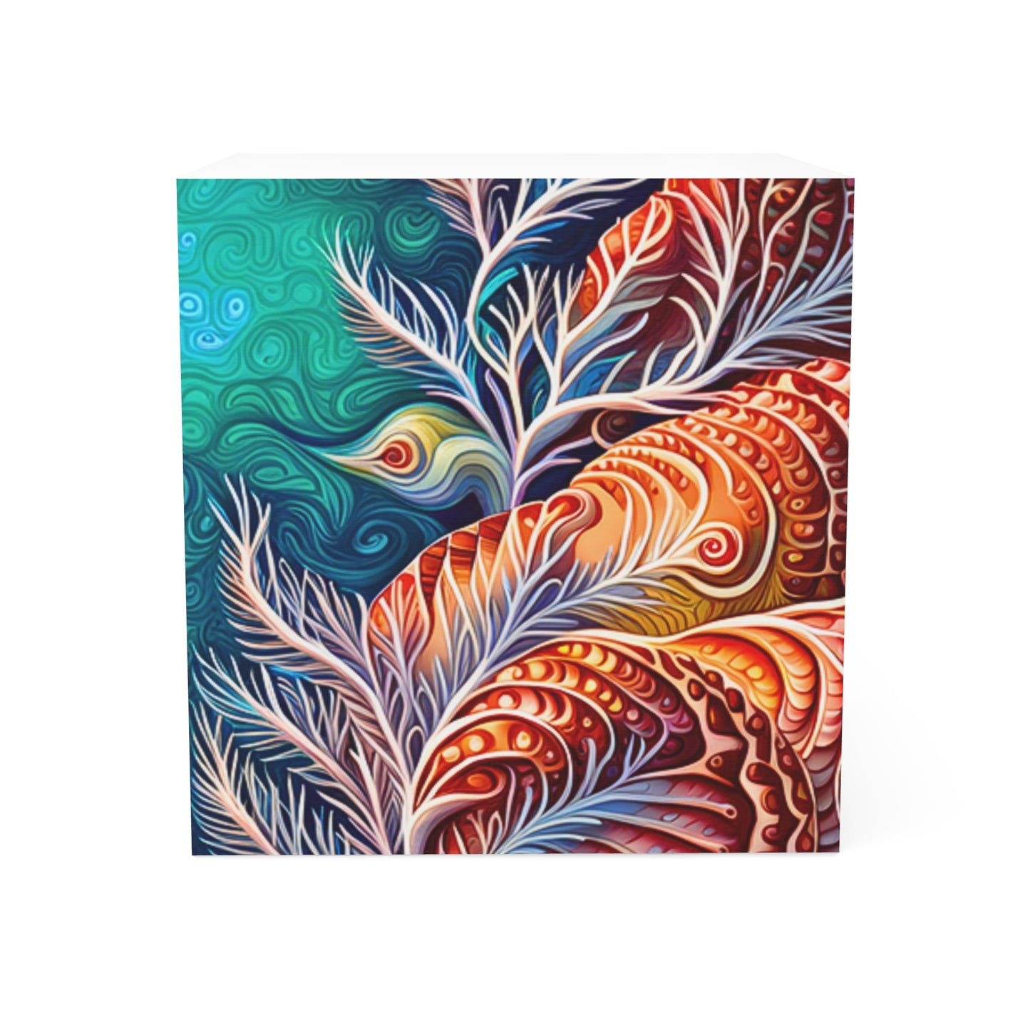 Coral Sea Ocean Coastal Paper Note Cube