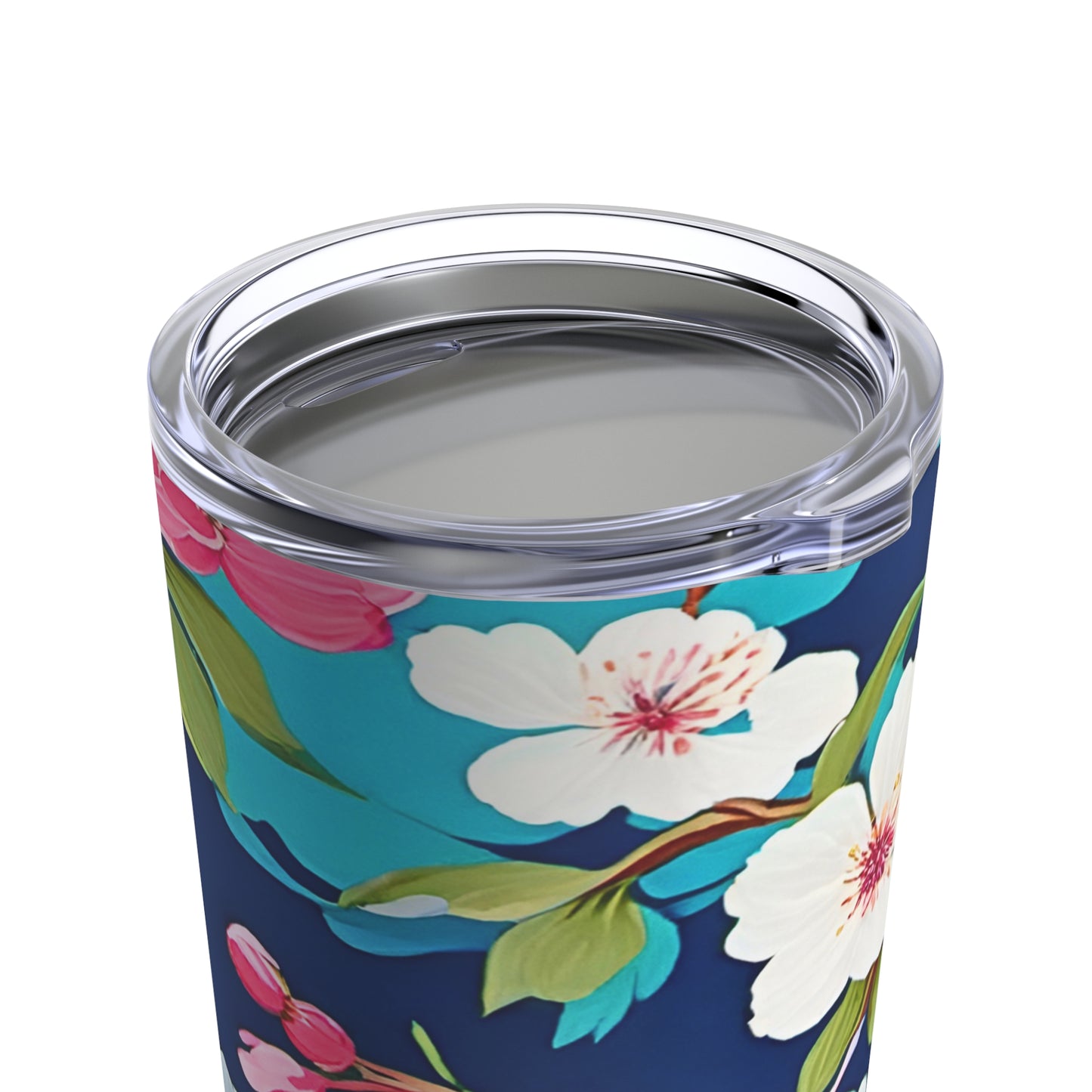 Cherry Blossoms Japanese Floral Hot Cold Water Beverage Travel Tumbler 20oz