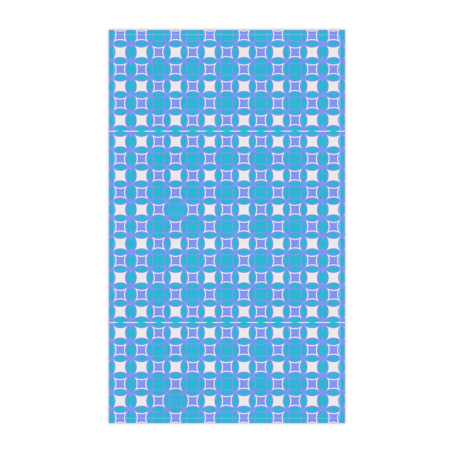 Modern Checkers Midcentury Modern Geometric Pattern Decorative Kitchen Tea Towel/Bar Towel