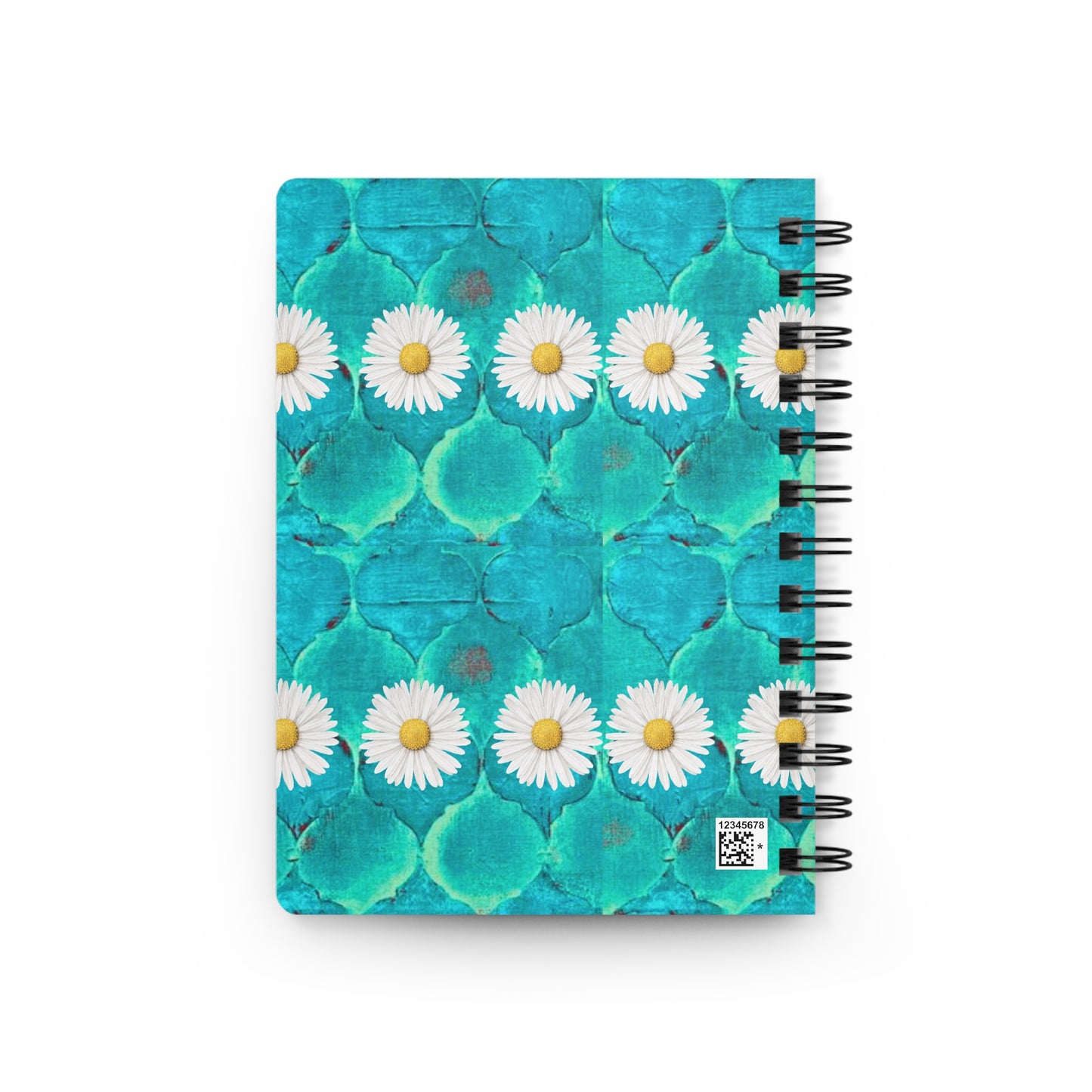 SageDaisy Living Arabesque Turquoise Writing Sketch Inspiration Spiral Bound Journal