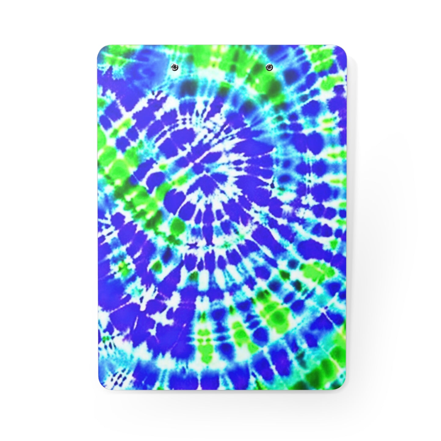 Surfer Turquoise Lime Tie Dye Organizer Clipboard