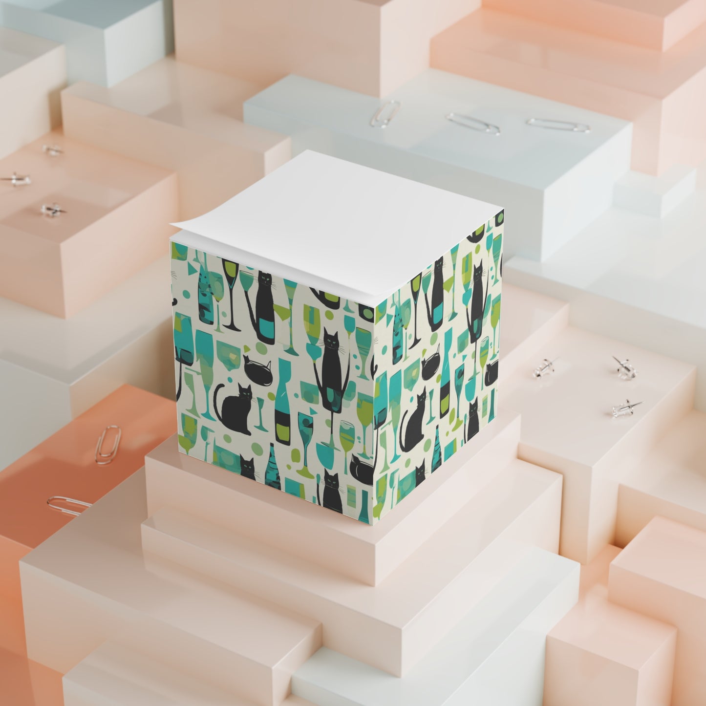 It's Cocktail Time Darling Decorative Paper Note Cube