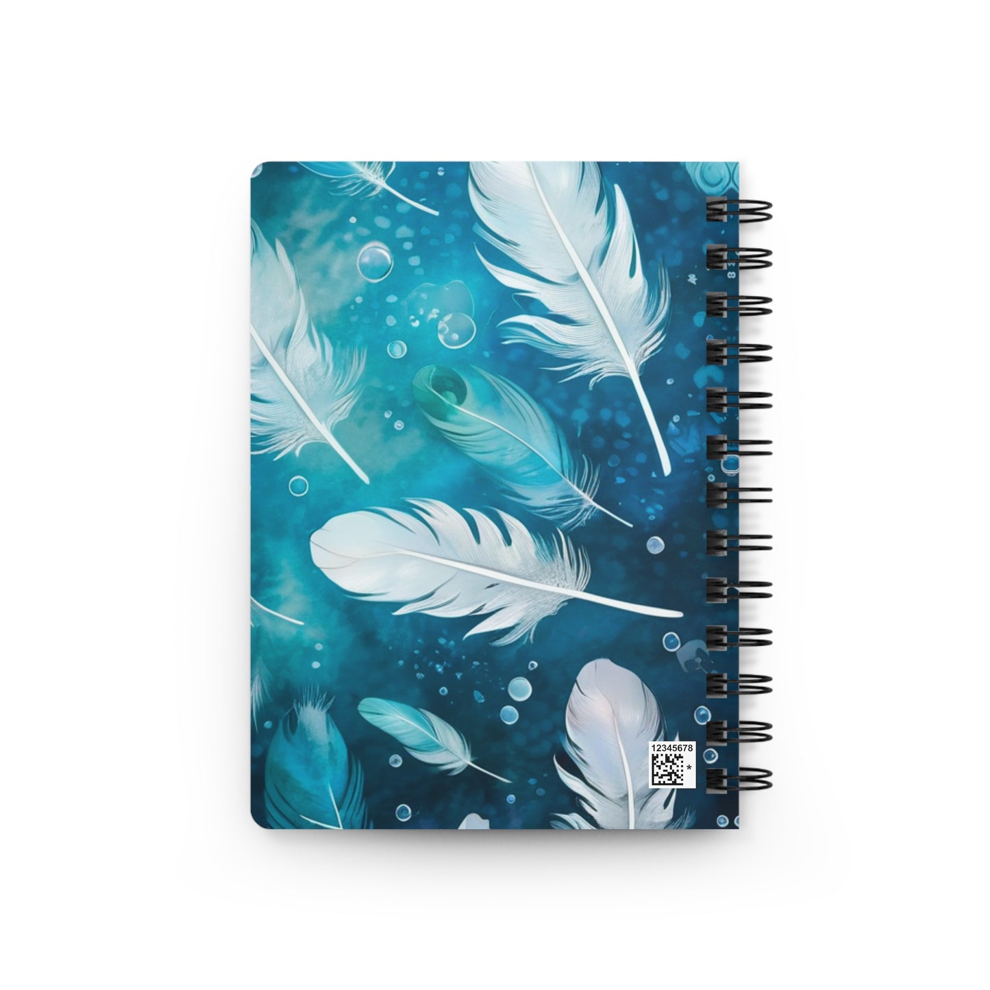 Sea of Feathers Writing Sketch Inspiration Spiral Bound Journal