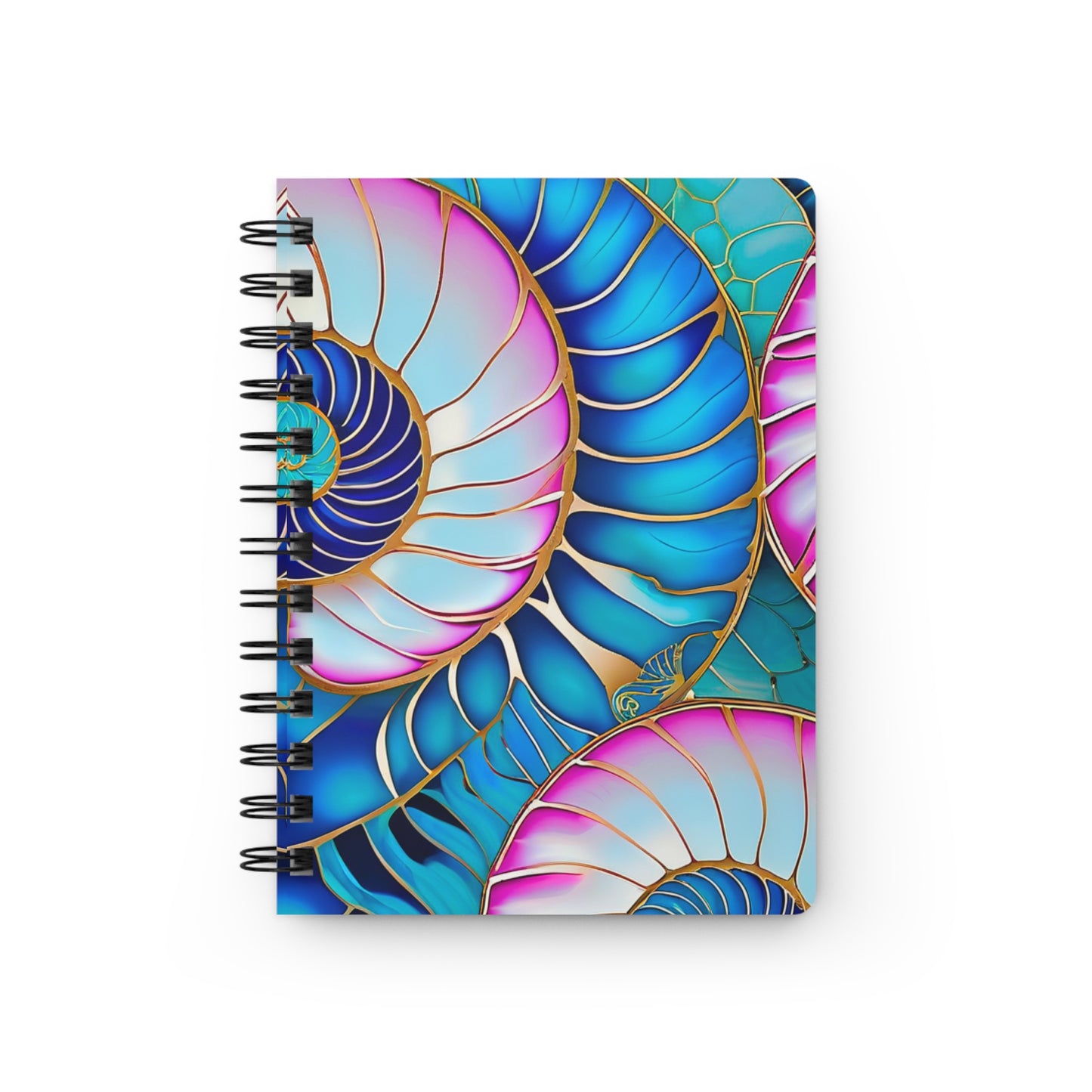 Cloisonne Nautilus Shell Writing Sketch Inspiration Spiral Bound Journal