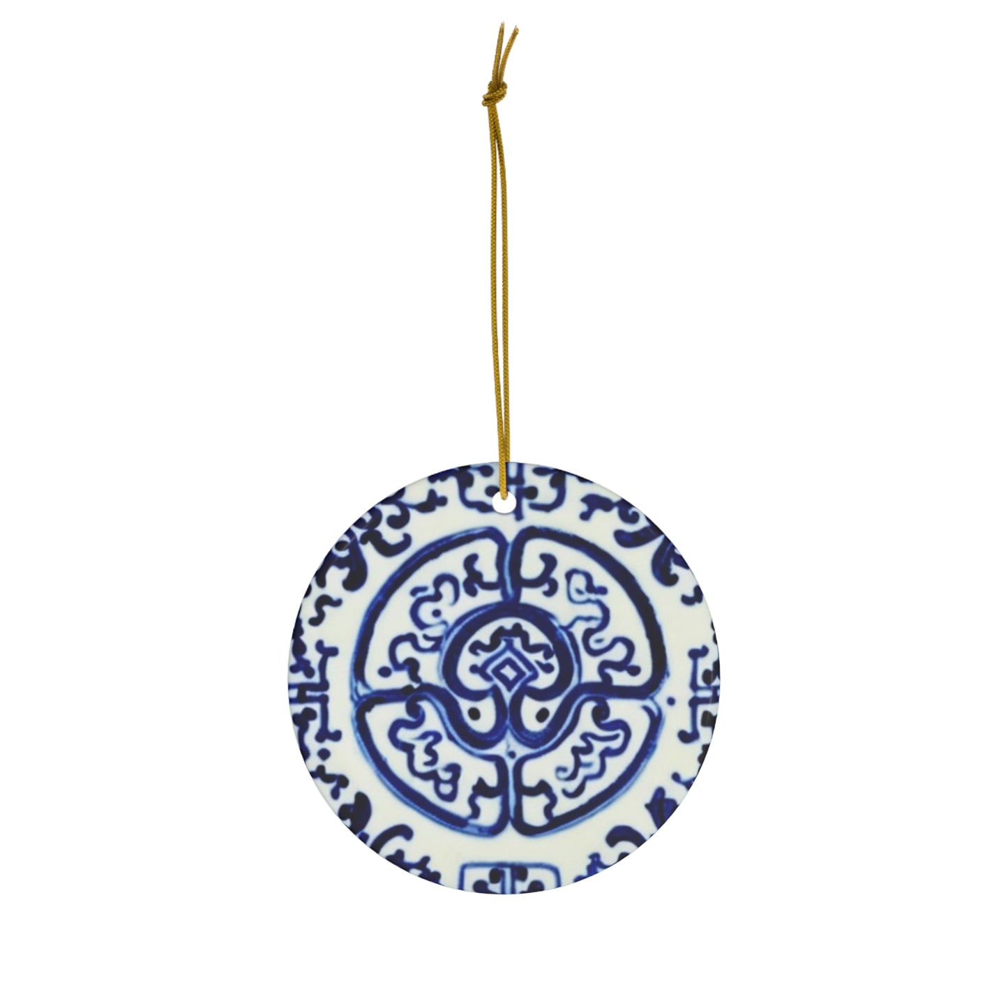Chinese Symbol Decorative Pattern Ming Dynasty Ceramic Ornament