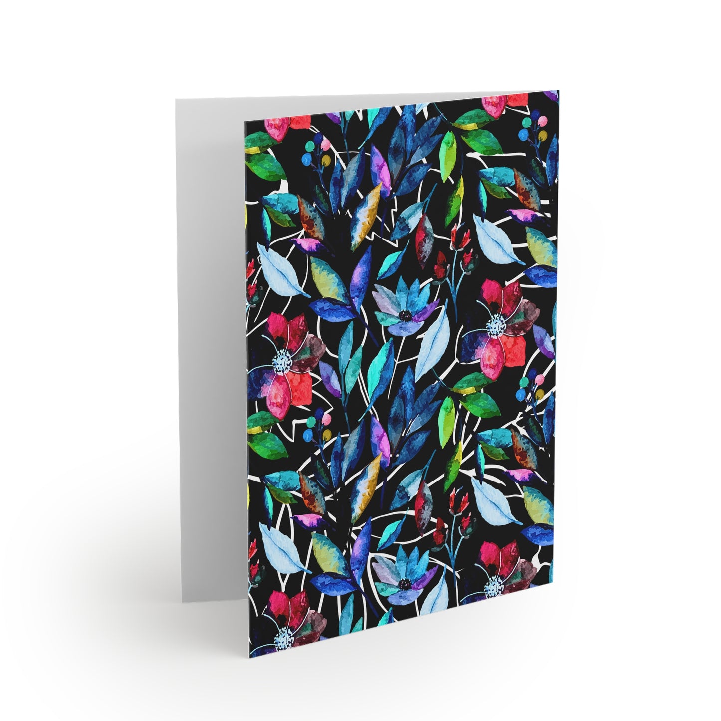 Once Upon a Forest Leaves Note Cards (8 pcs)