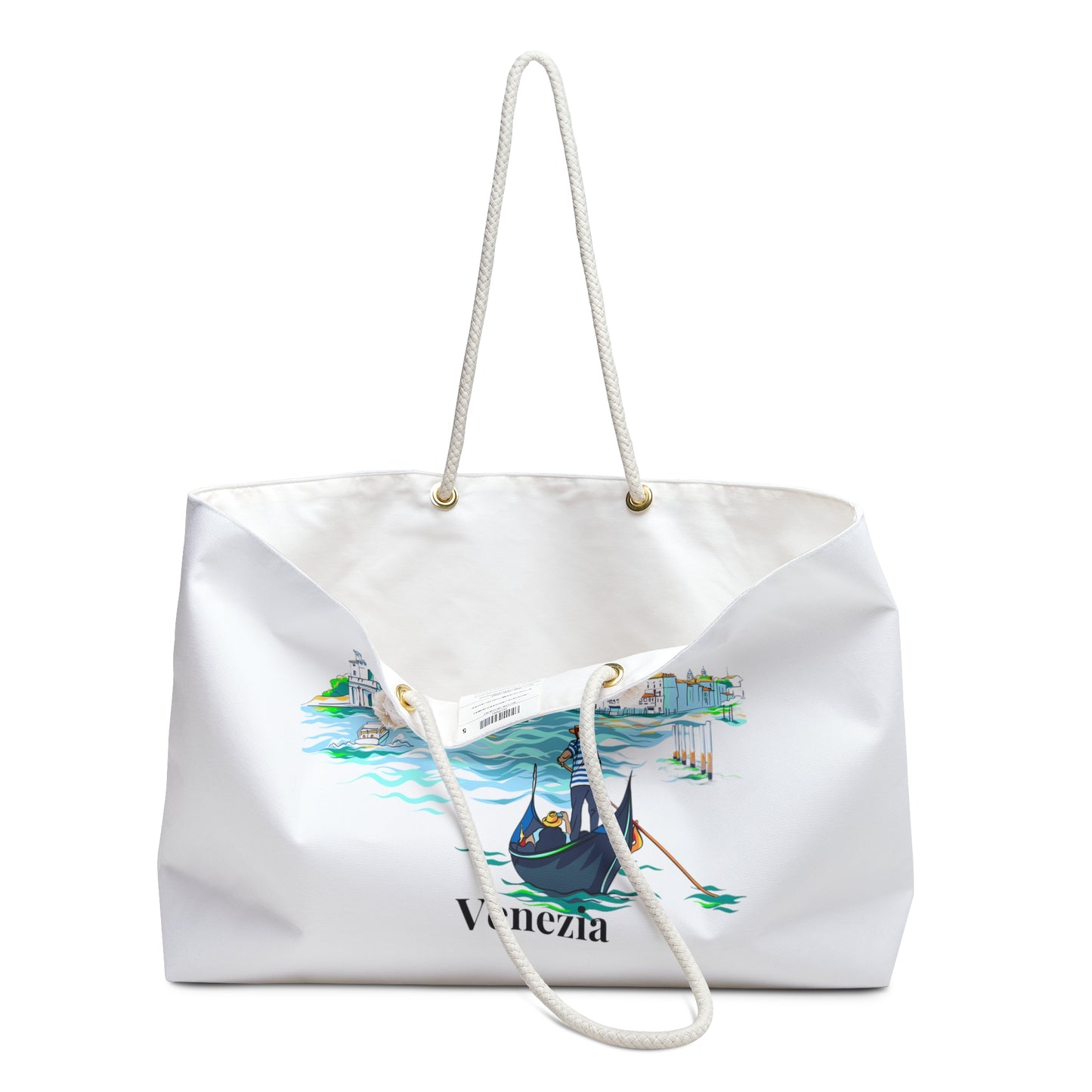 Venezia Italian Vintage Market Tote Weekender Bag
