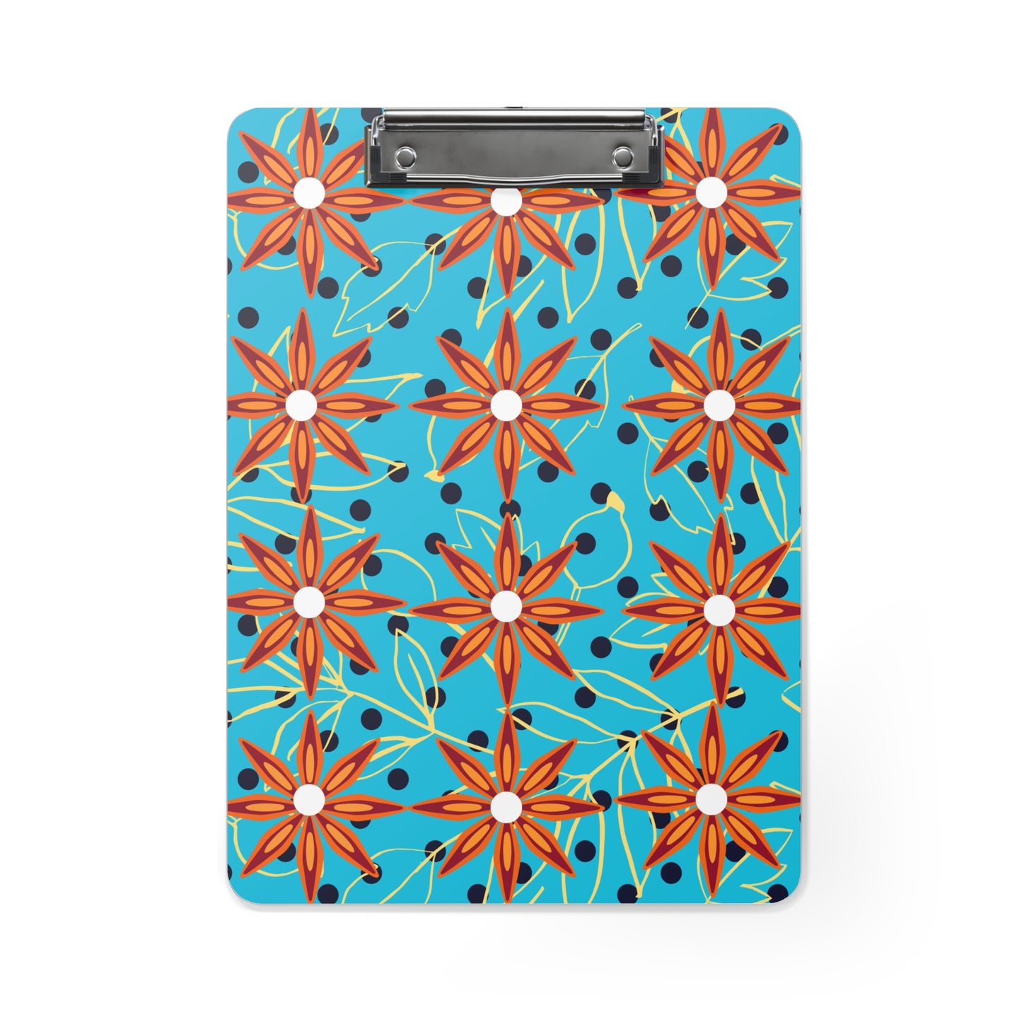 Cinnamon Stars Midcentury Modern Organizer Clipboard