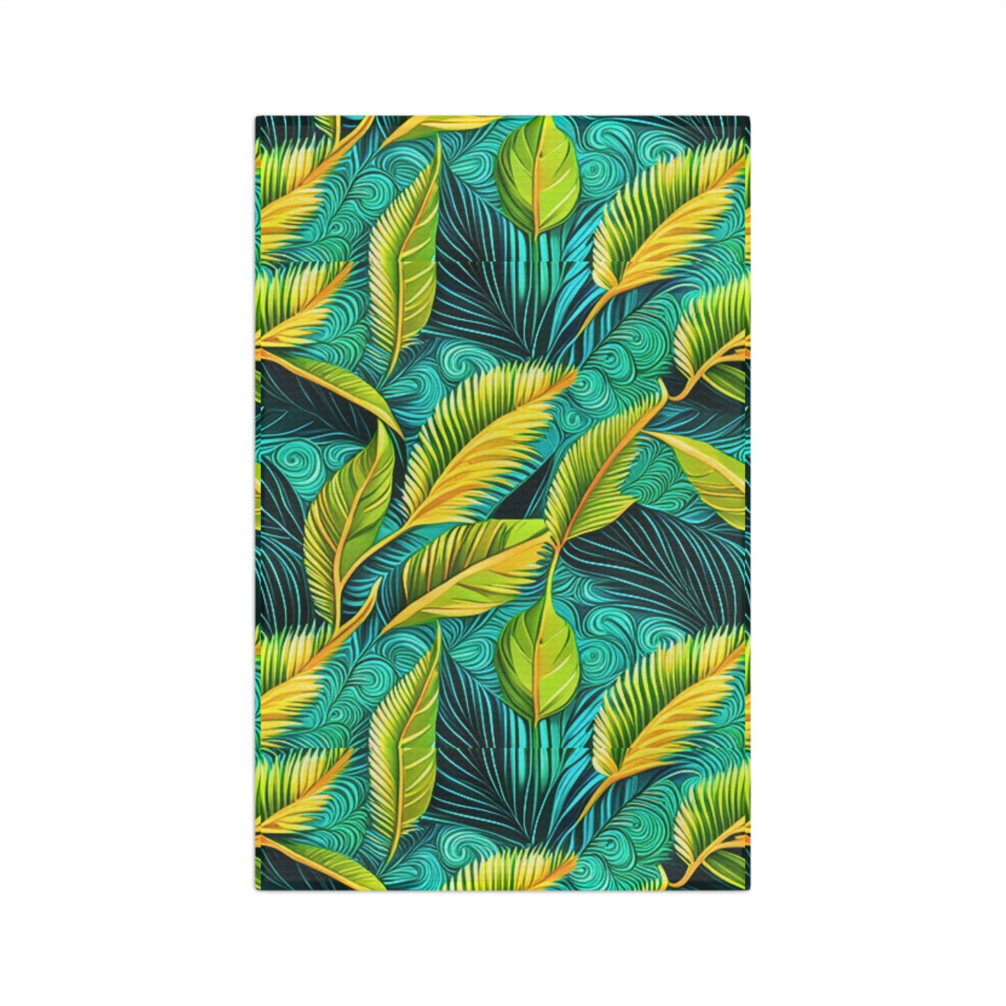 Madagascar Tropical Forest Palms Indian Ocean Africa Decorative Kitchen Waffle Microfiber Tea Towel/Bar Towel