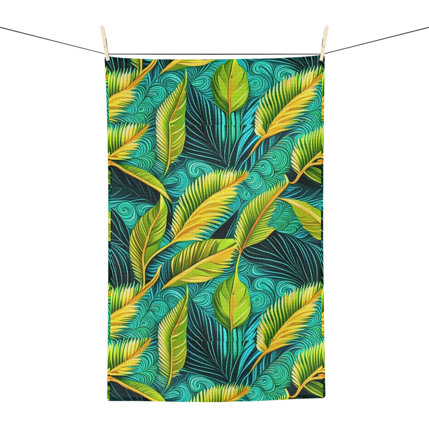 Madagascar Tropical Forest Palms Indian Ocean Africa Decorative Kitchen Waffle Microfiber Tea Towel/Bar Towel