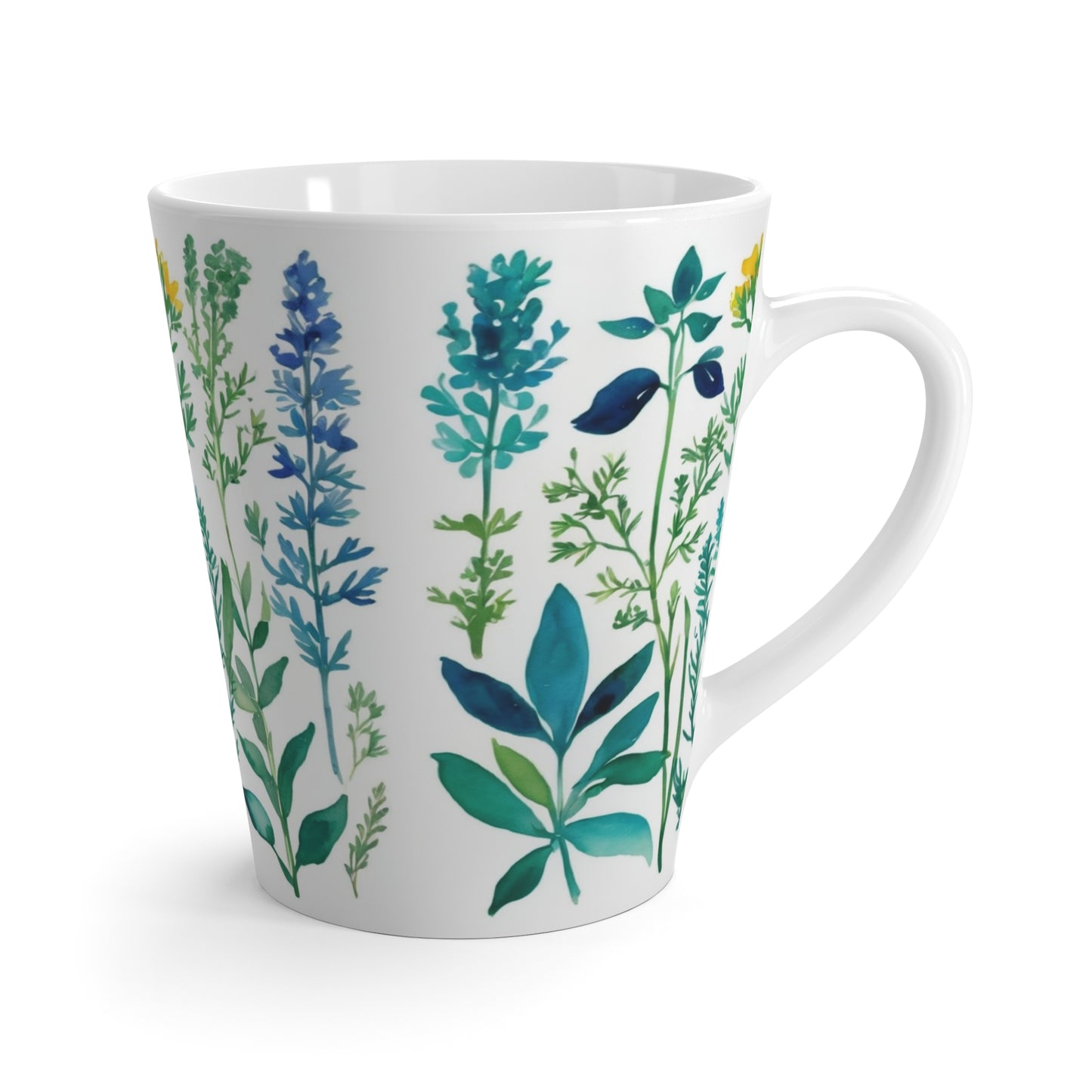 Spring Herbs Cappuccino Hot Beverage Latte Mug
