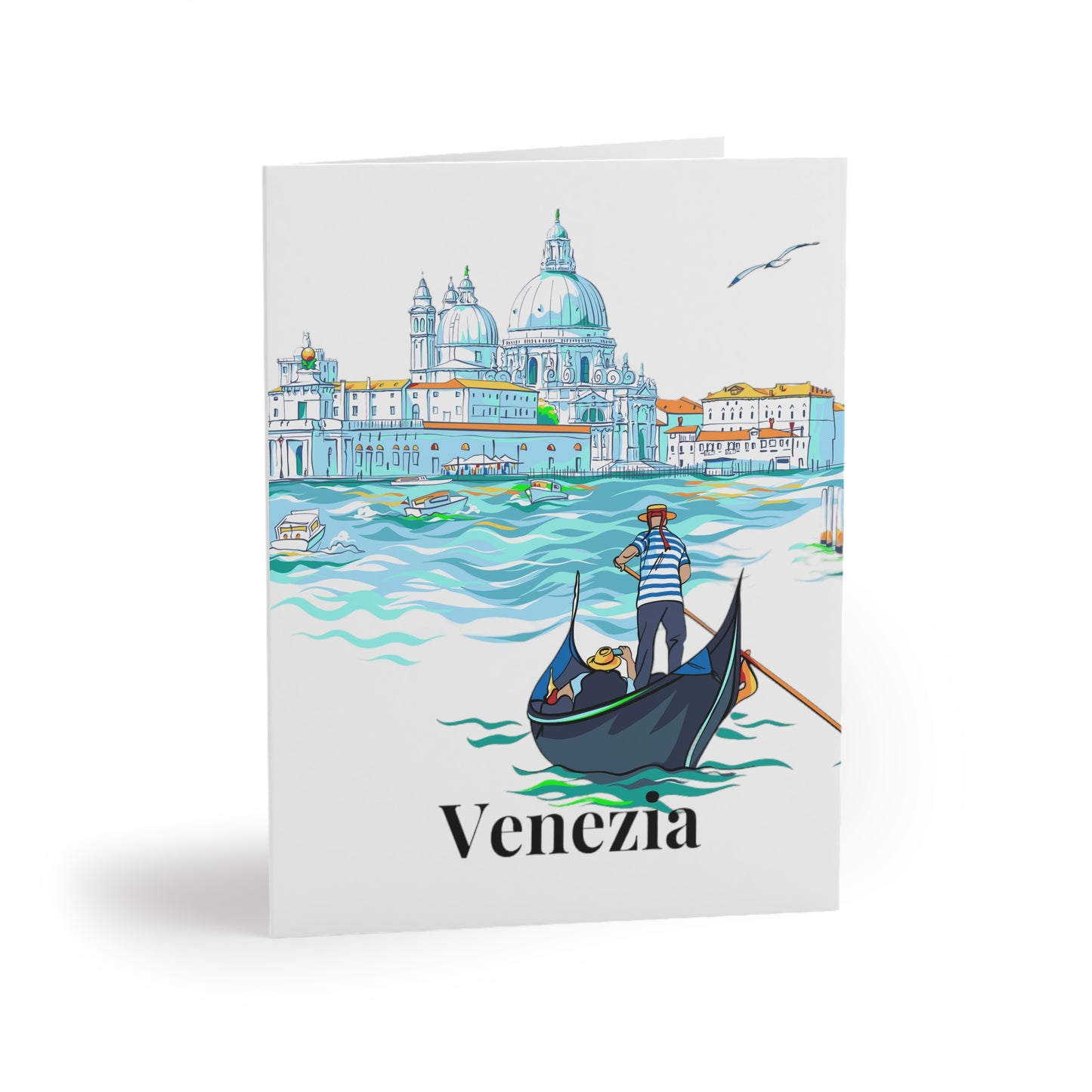 Venezia Italian Vintage Note Cards (8 pcs)