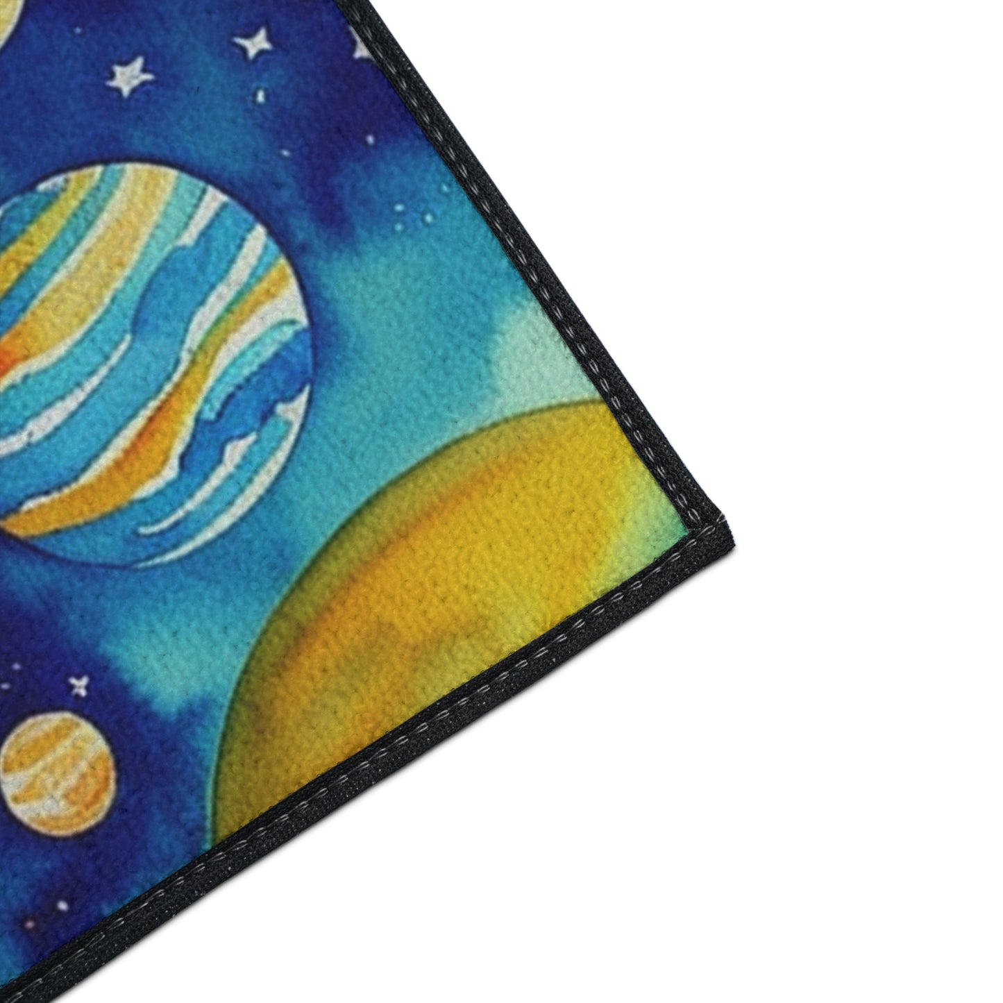 Planetarium Solar System Space Decorative Indoor Outdoor Heavy Duty Floor Mat