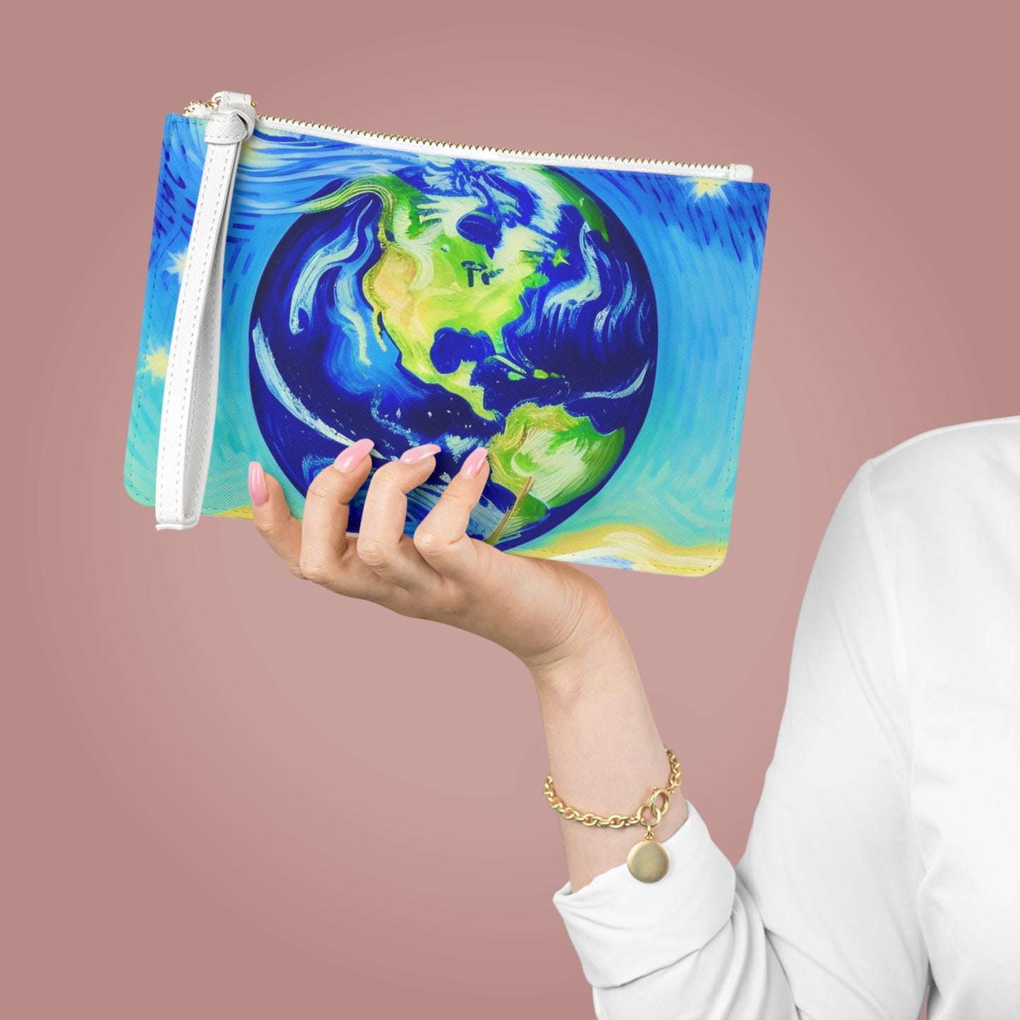 Mother Earth Daytime Evening Pouch Clutch Bag