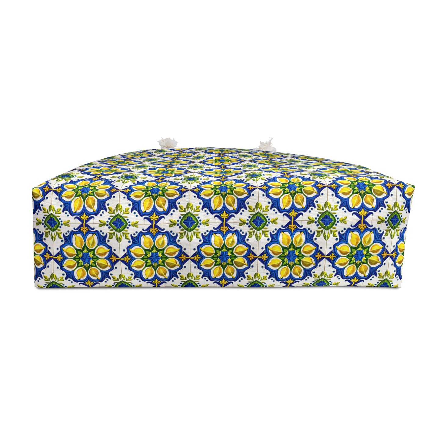 Island of Capri Limone Italian Durata Tile Lemons Travel Shopper Bag