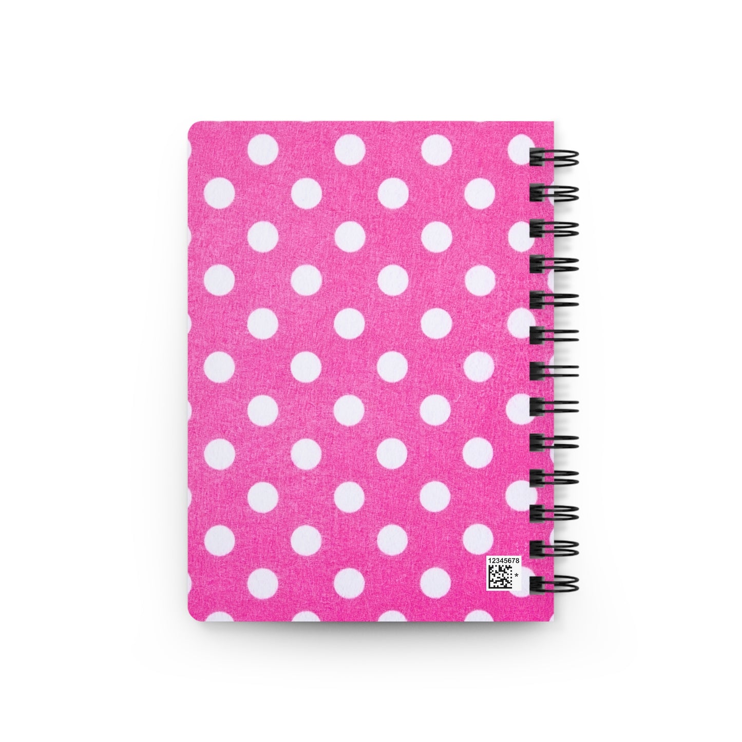 Triple Pink Polka Dot Martini Cocktail Party Entertaining Recipe Spiral Bound Journal