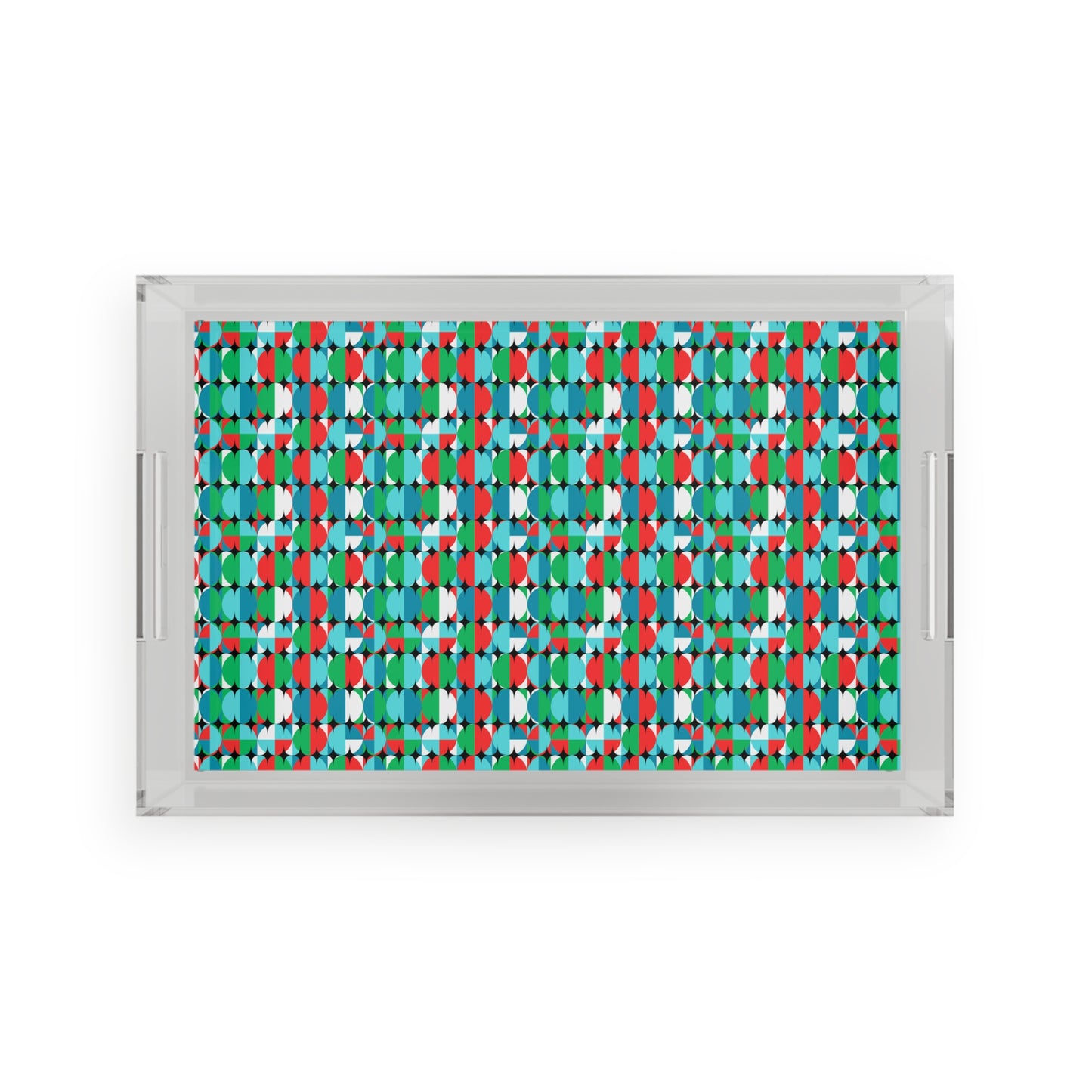 Studio City Midcentury Modern Patio and Entertaining Outdoor Acrylic Serving Tray
