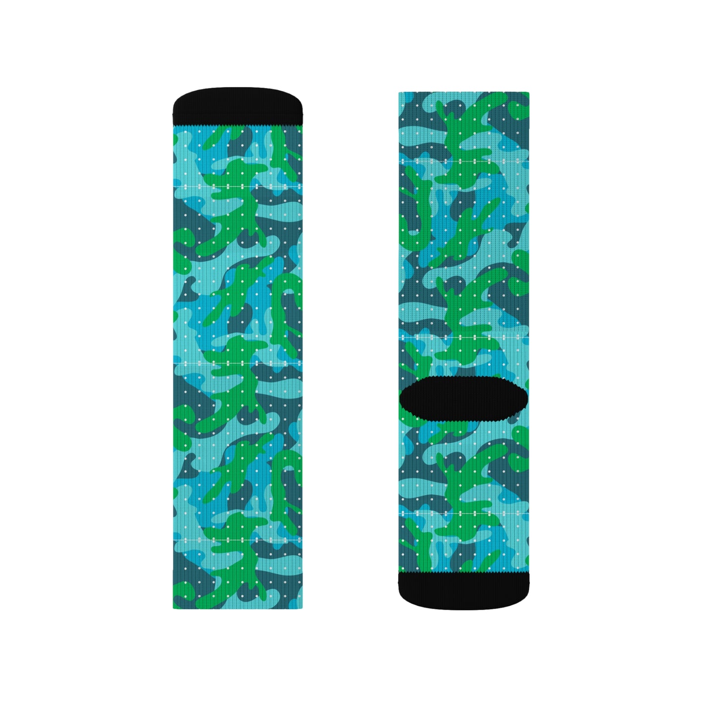 Pacific Forest Camo Sublimation Socks