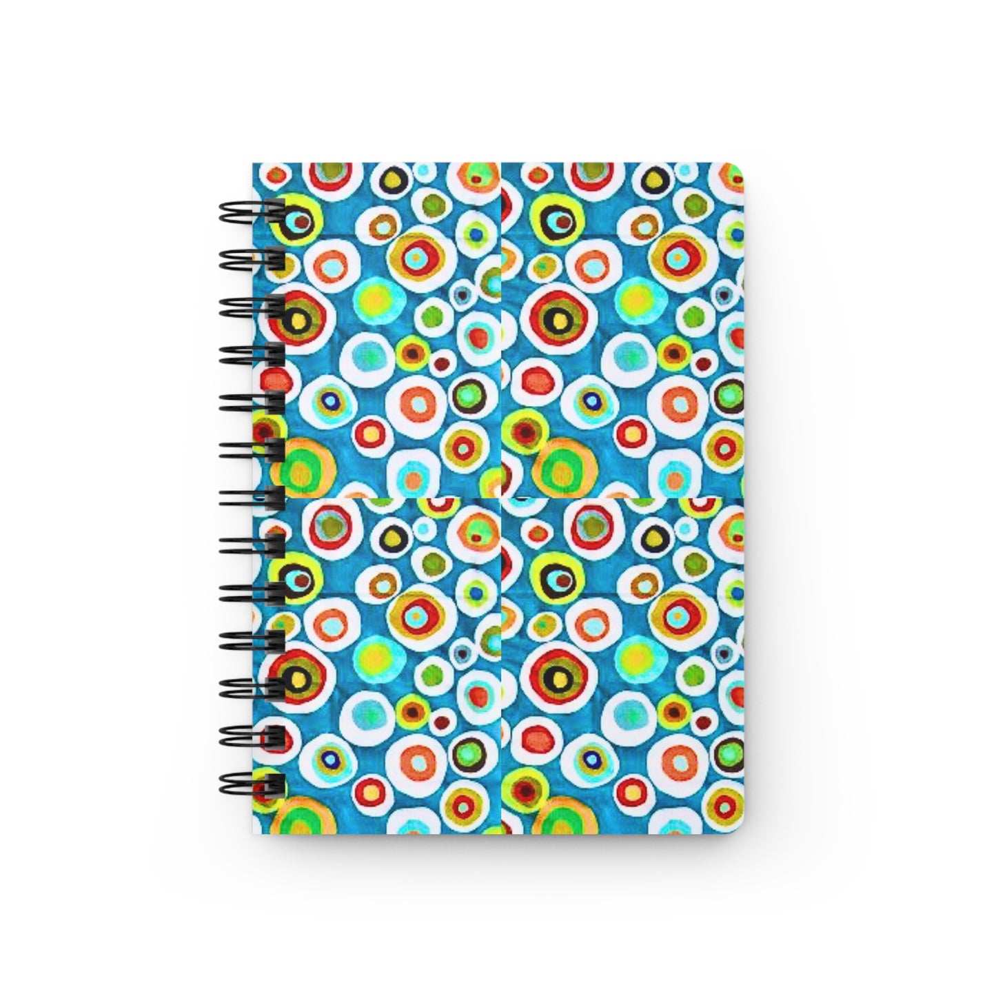 Millefiori Italian Floral Pattern Decorative Writing Travel Sketch Spiral Bound Journal