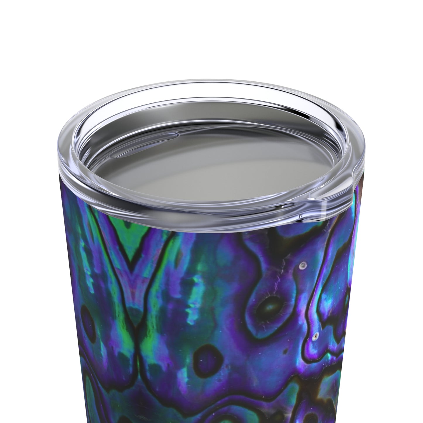 Abalone Jewels Natural Shell Ocean Abstract Hot Cold Beverage Travel Tumbler 20oz