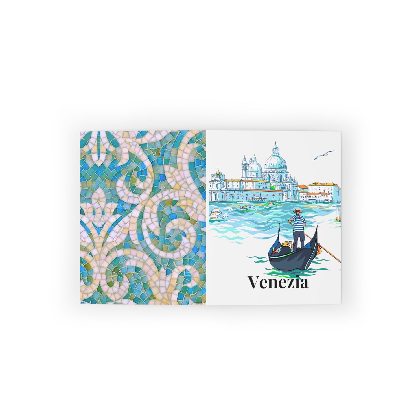 Venezia Italian Vintage Note Cards (8 pcs)