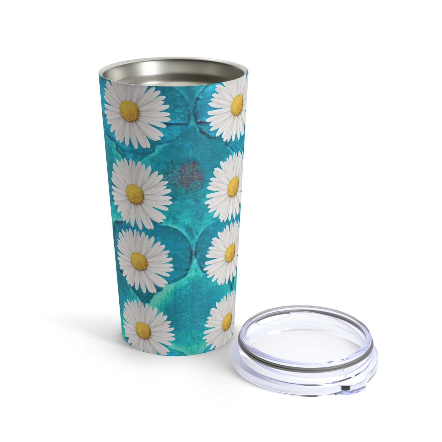 SageDaisy Living Logo Pattern Hot Cold Beverage Travel Tumbler 20oz