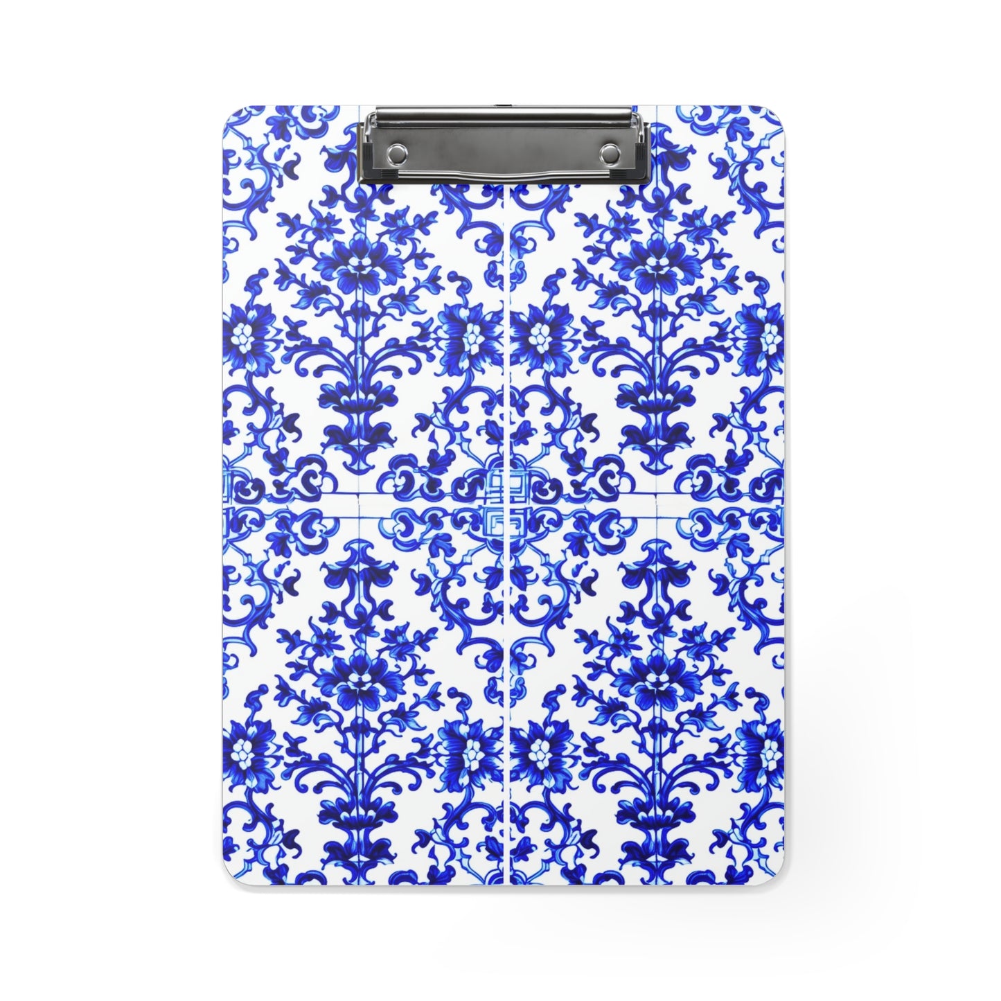 Portuguese Blue and White Tile Organizer Clipboard