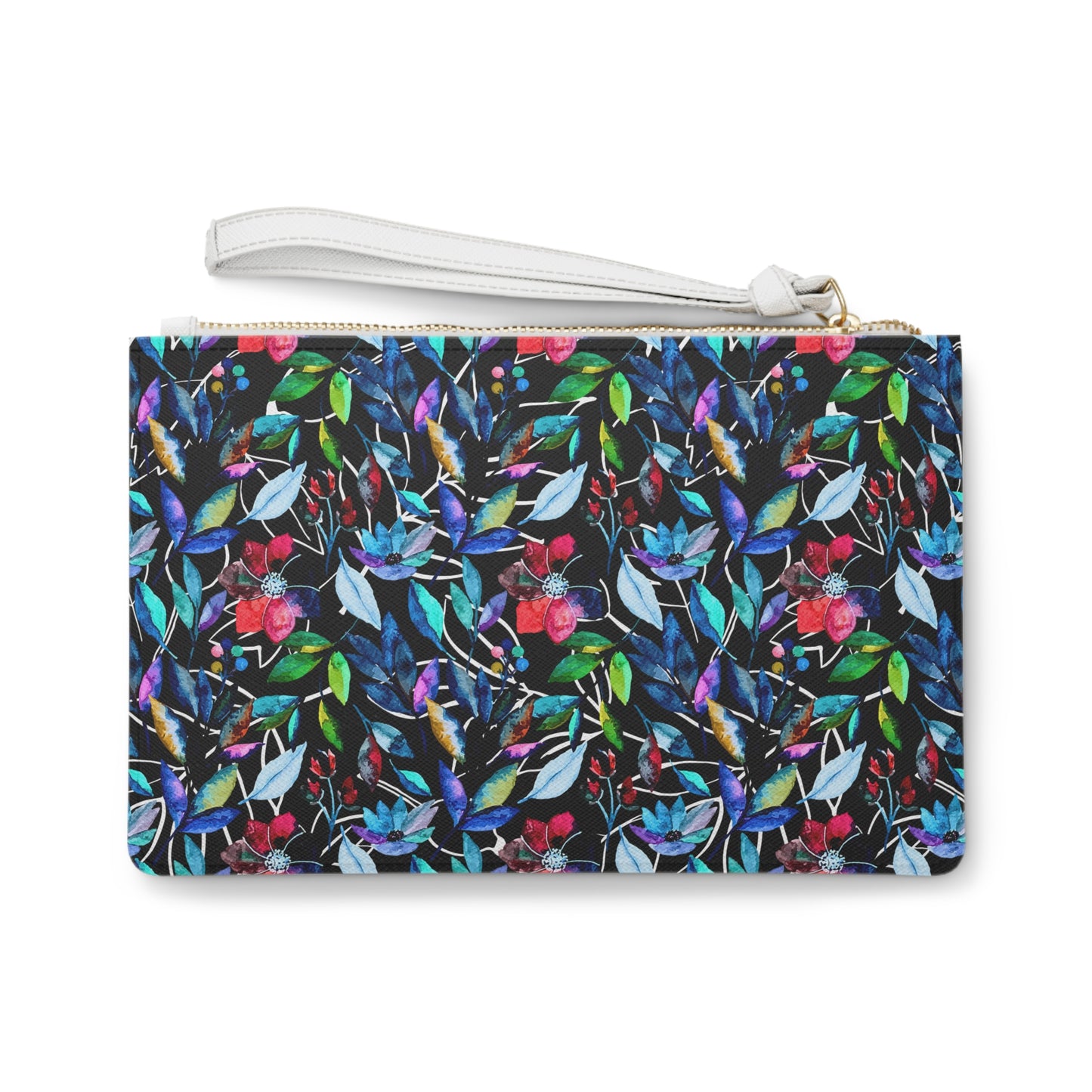 Once Upon a Forest Leaves Pouch Clutch Bag