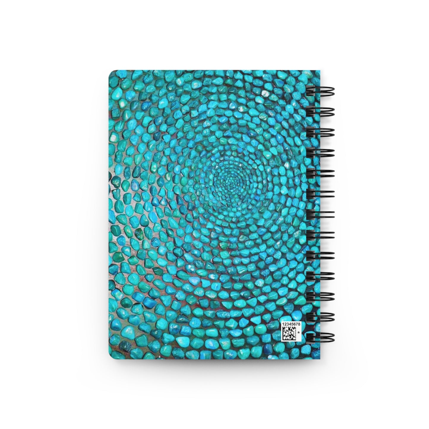 Turquoise Stone Writing Sketch Inspiration Travel Spiral Bound Journal