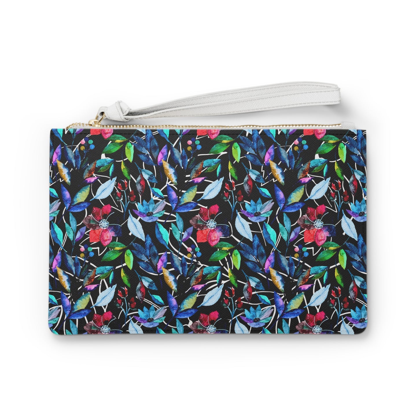 Once Upon a Forest Leaves Pouch Clutch Bag