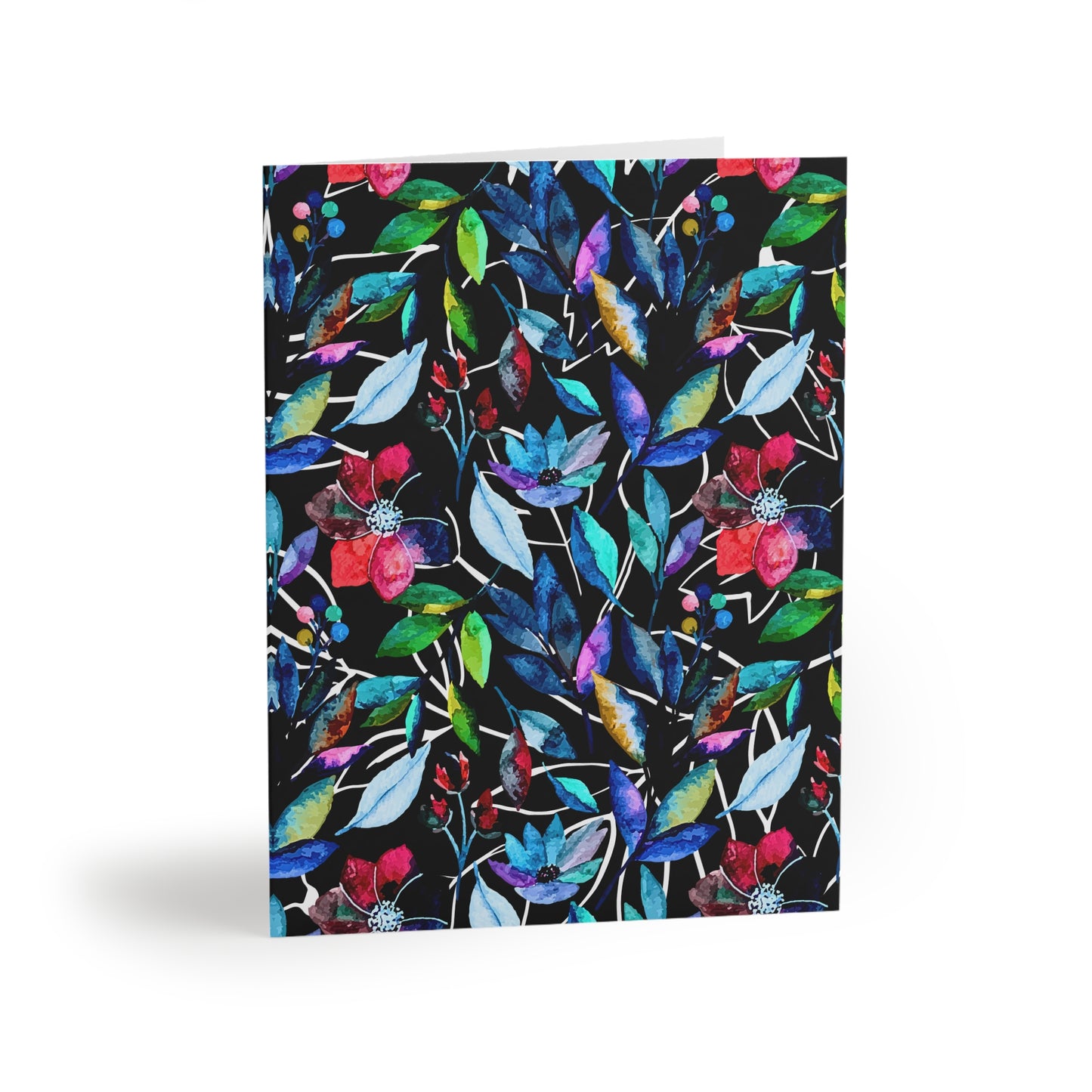 Once Upon a Forest Leaves Note Cards (8 pcs)
